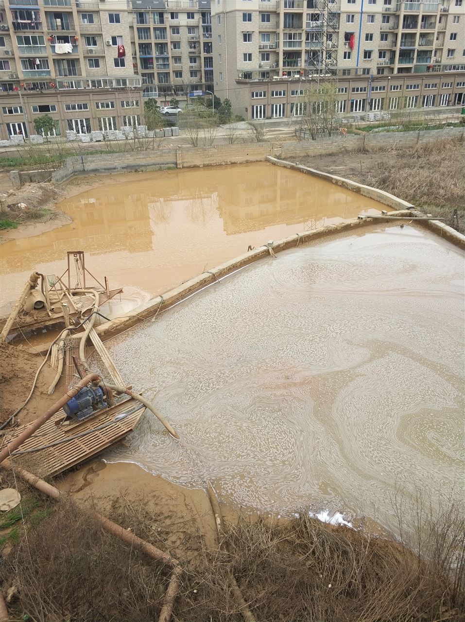 道外沉淀池淤泥清理-厂区废水池淤泥清淤