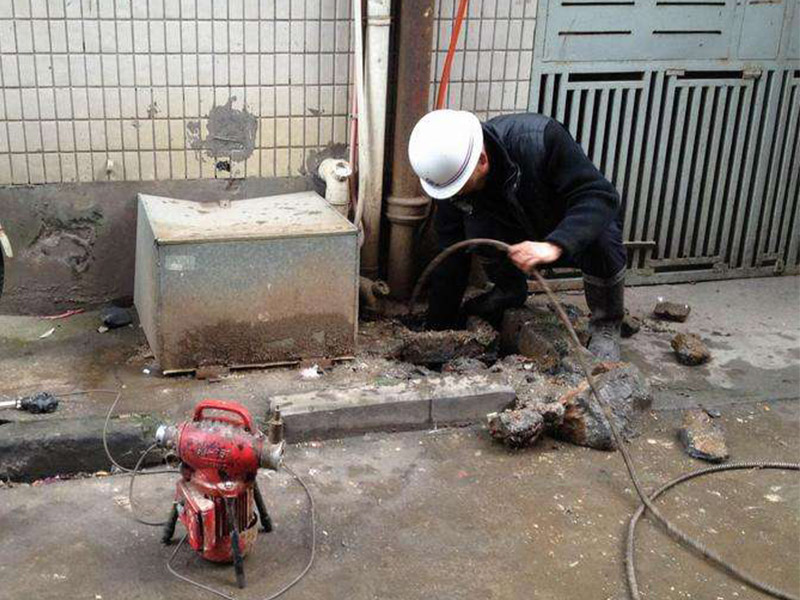 道外疏通下水道-洗菜池疏通